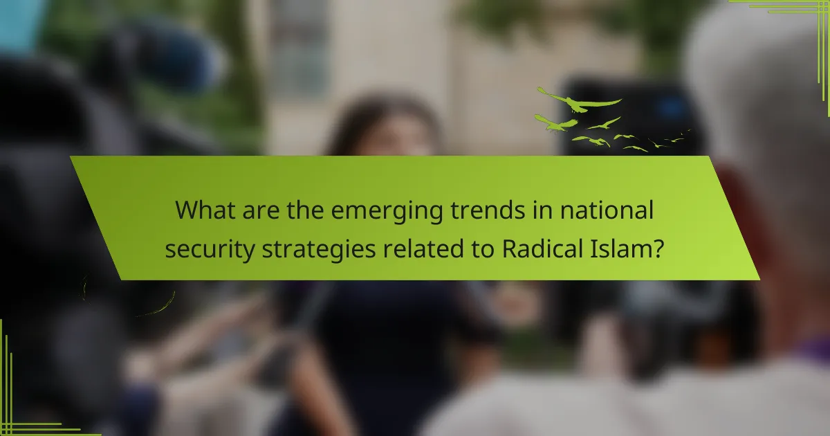 What are the emerging trends in national security strategies related to Radical Islam?